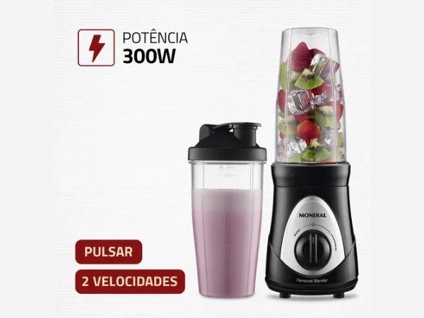Personal Blender Mondial 300W: Praticidade na Cozinha